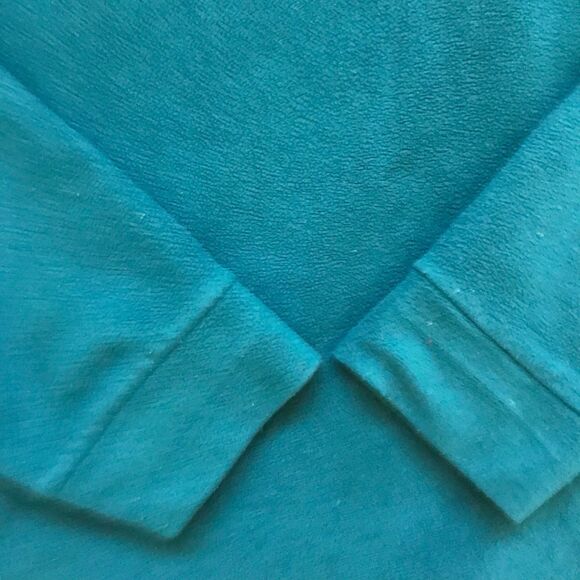 Sahalie Fleece 1/2 Zip Pullover Sweater Womens L / Mens M Teal - Picture 4 of 7